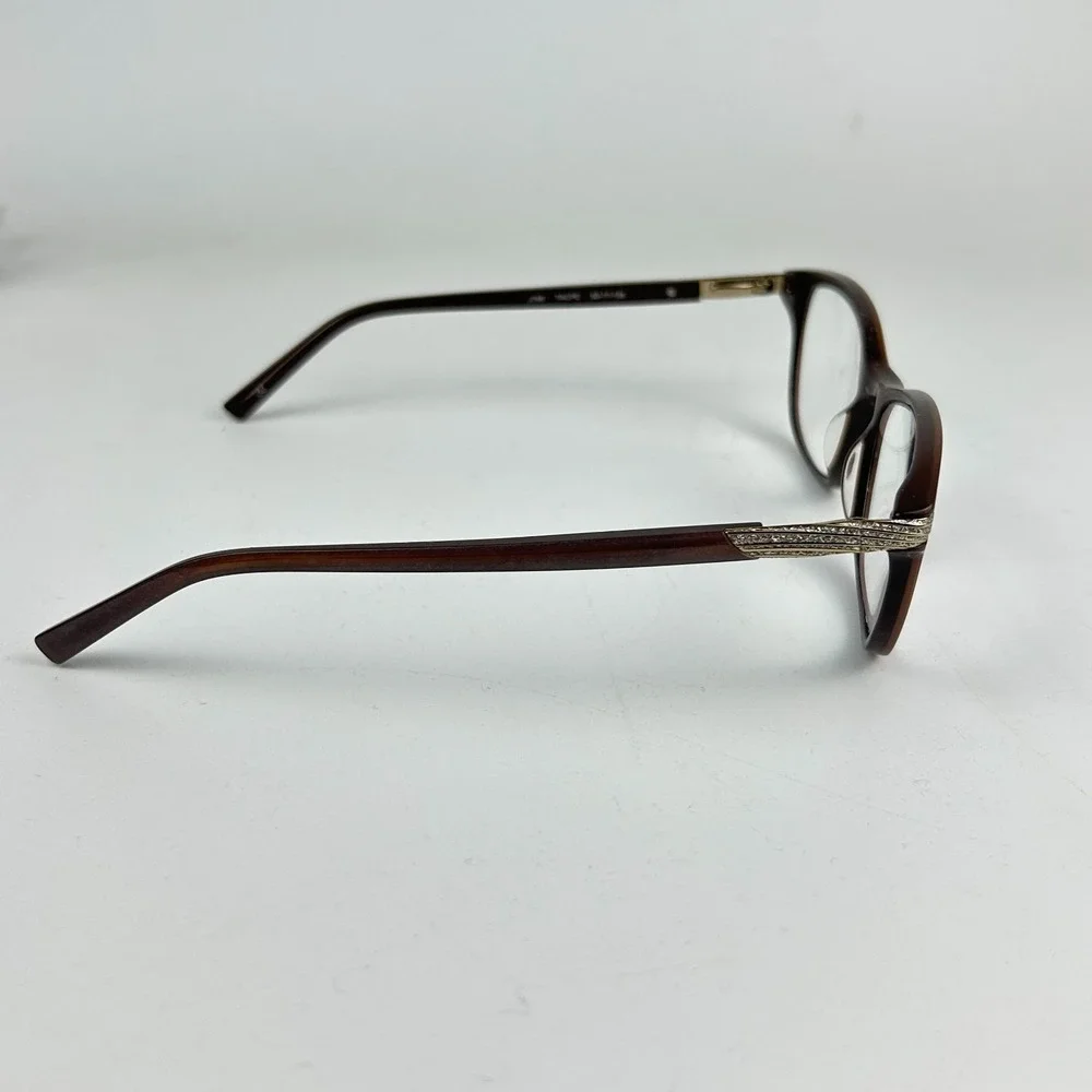 Jones New York J768 Women Eyeglasses Frame Taupe Plastic Full Rim 53-17-135‎ mm